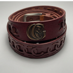 Whipstitch Leather Belt